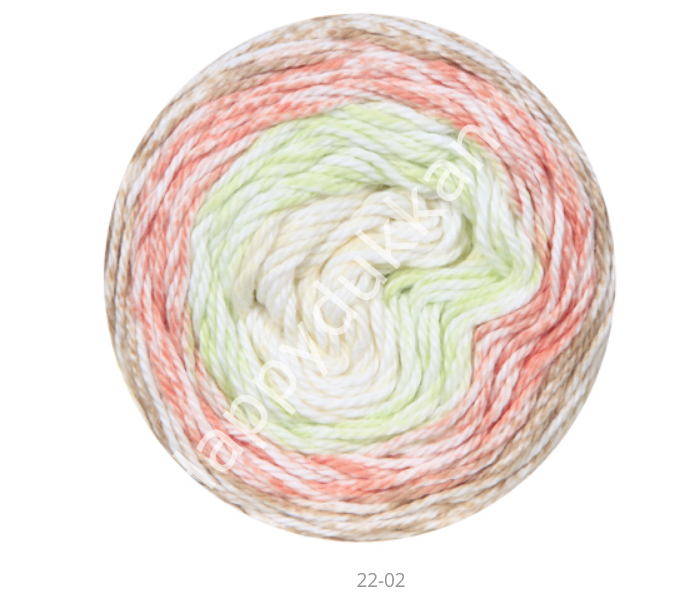 FİBRA NATURA COTTON ROYAL COLOR WAVES 22-02